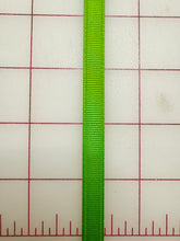 Grosgrain Ribbon - 3/8-inch Apple Green